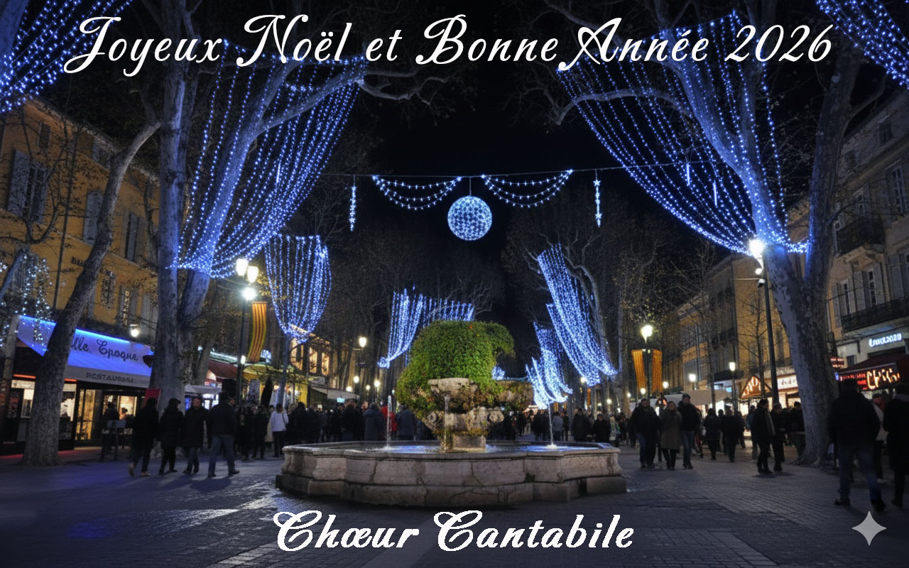 Voeux Noel 2026 Cantabile
